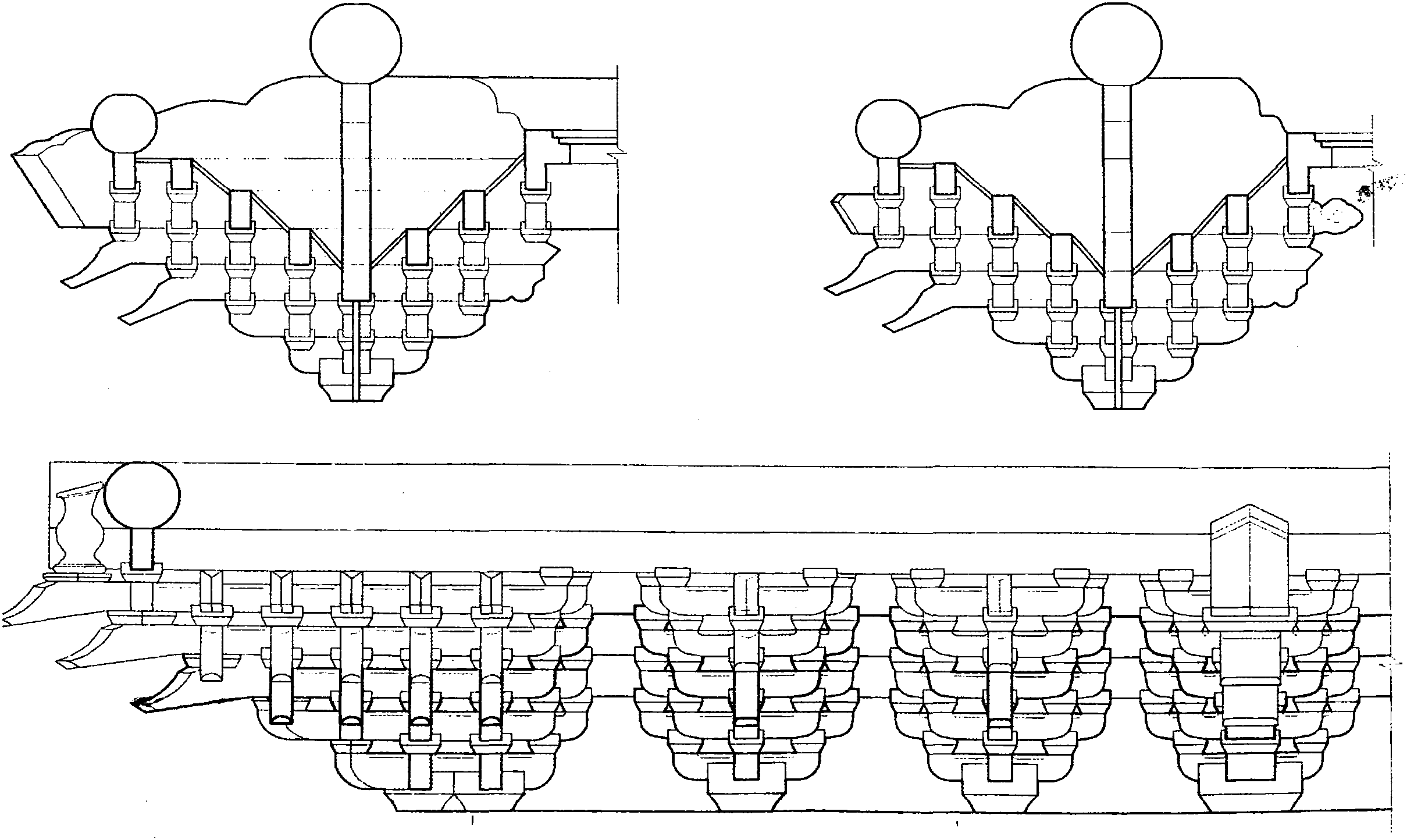 紫禁城午门斗拱图